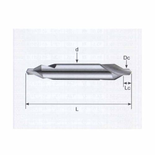3/16 Body Diameter F&D Tool Company 27073 Combined Drills and Countersinks Bell Type New Standard: 12 High Speed Steel 1/16 Drill Diameter 
