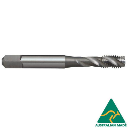 uxcell Spiral Flute Threading Tap 7/16-20 UNF High Speed Steel HSS Titanium Plated Machine Thread Screw Tap 3 Flutes Tapping Tool H2 Tolerance 